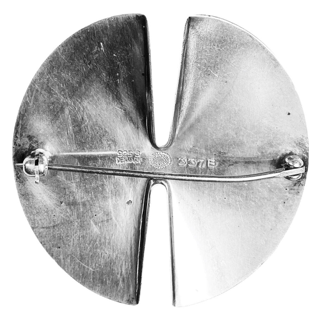 Georg Jensen Nanna Ditzel Sterling Denmark Brooch No. 337 B