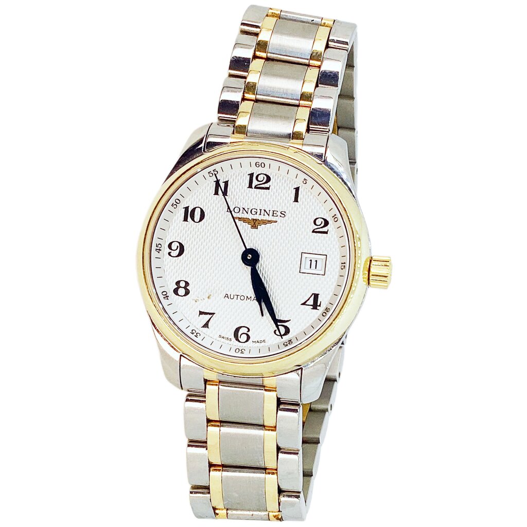 Longines Master Collection Automatic Watch Stainless Steel & Yellow Gold Cap