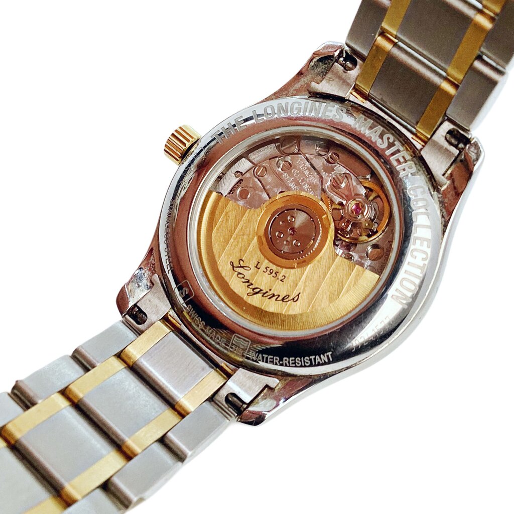 Longines Master Collection Automatic Watch Stainless Steel & Yellow Gold Cap