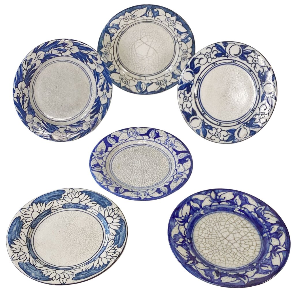 6 Dedham Floral Plates