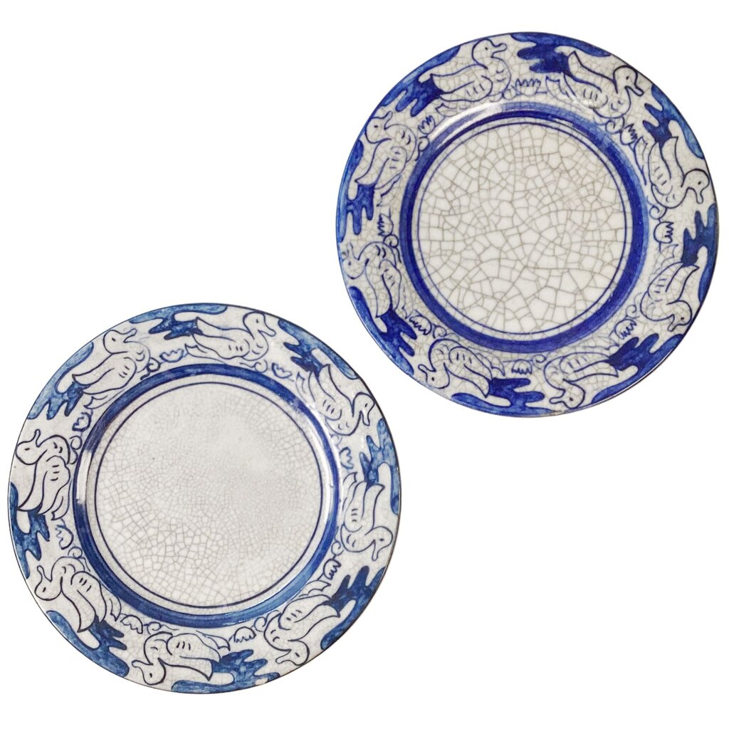 Pair Duck Plates