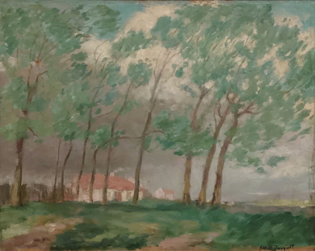 George Taggart. Spring Landscape. Oil on Canvas