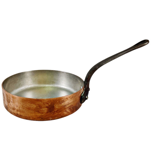 Vintage E. Dehillerin Copper Saucepan w Long Handle