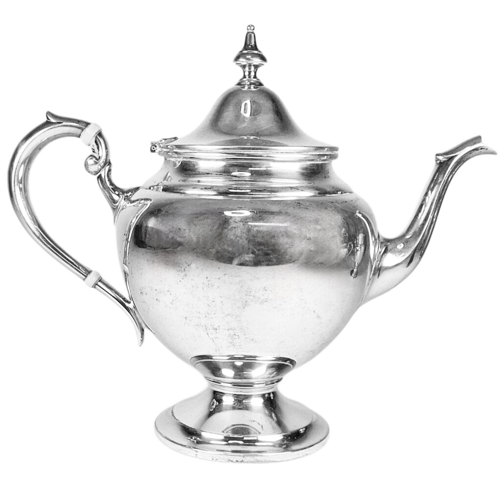 Gorham Sterling 4 Piece "Puritan" Coffee/Tea Set