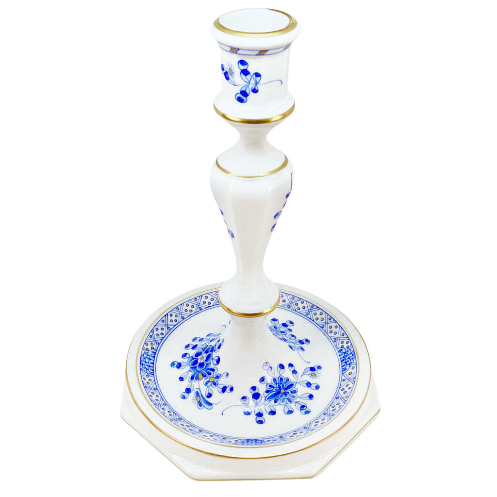 Herend "Blue Flower" Candlestick