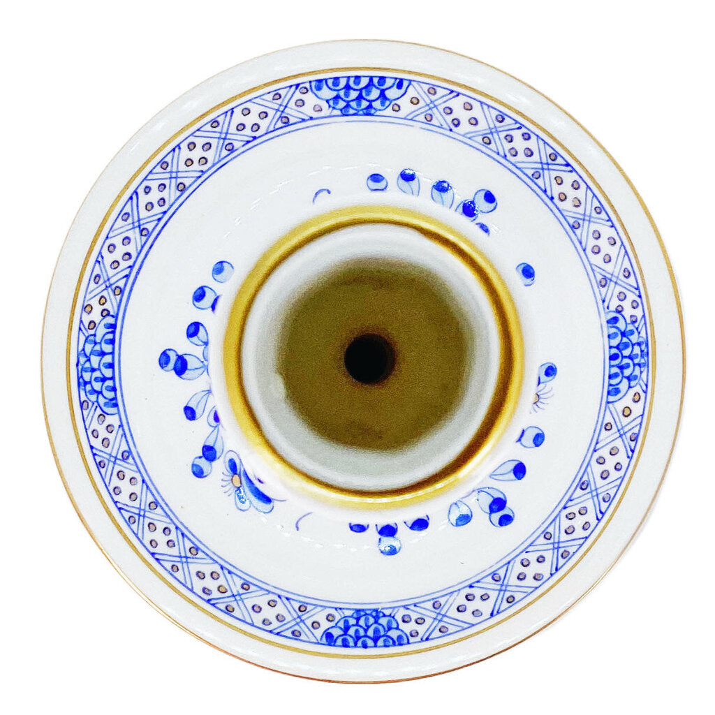Herend "Blue Flower" Candlestick