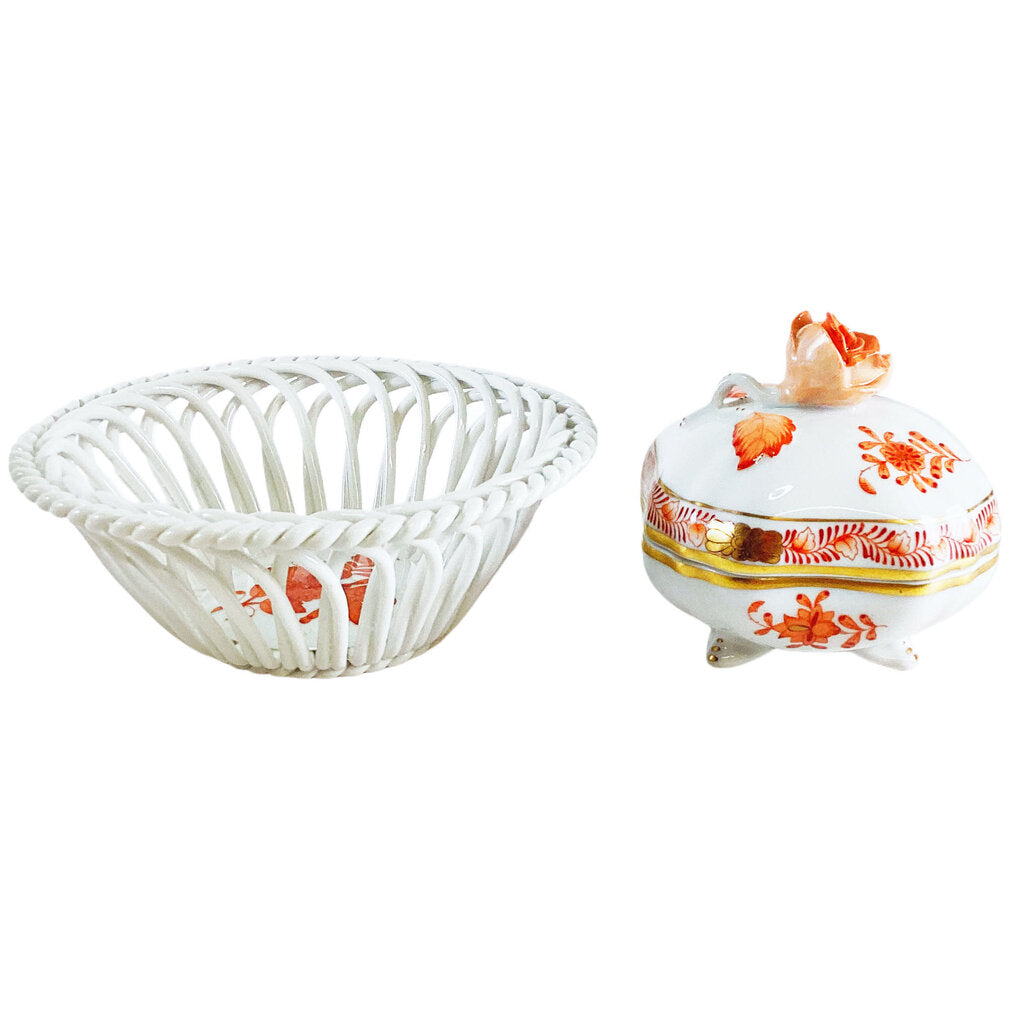 Herend "Chinese Bouquet Rust" 38 Piece Set