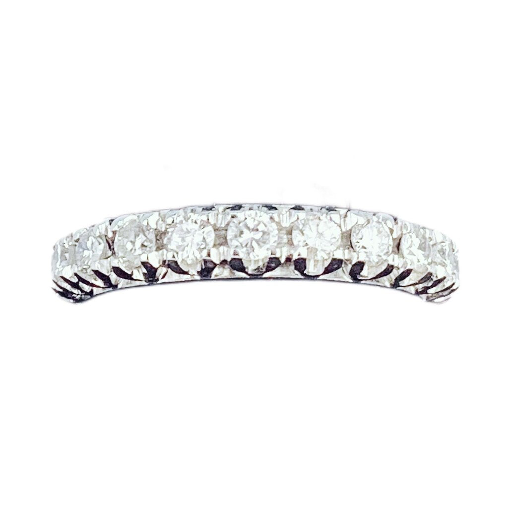 Diamond Eternity Band Mounted in Platinum. c. 1930s