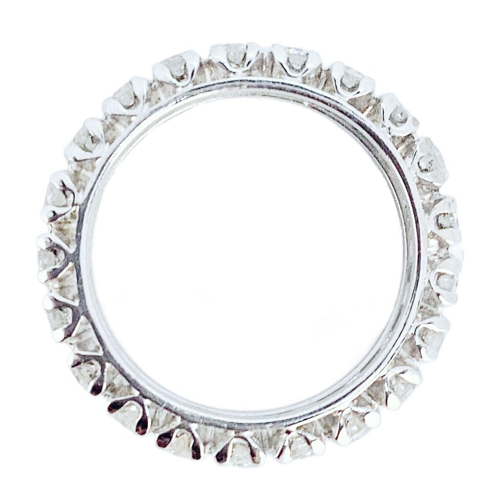 Diamond Eternity Band Mounted in Platinum. c. 1930s