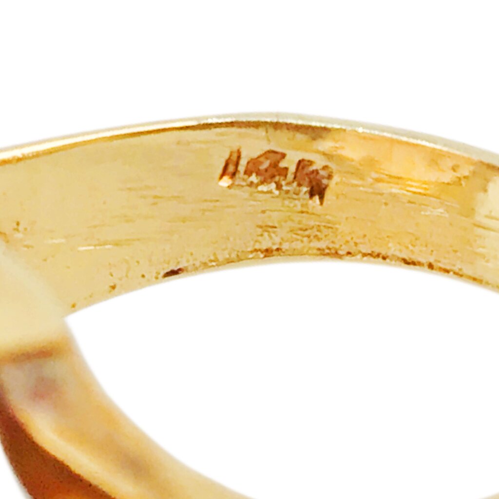 Smoky Quartz Ring Mounted in 14Kt