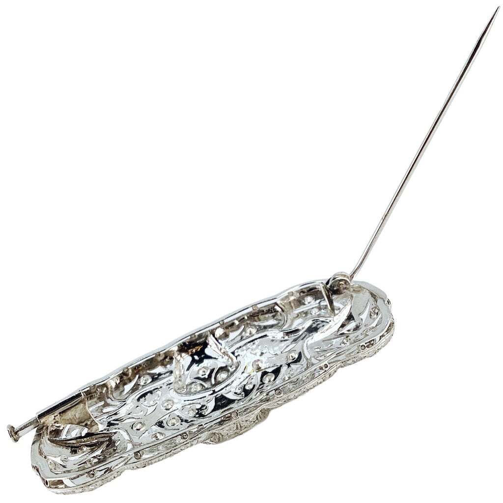 Diamond & Platinum Brooch c. 1930s