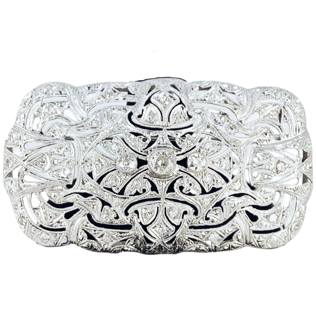 Diamond & Platinum Brooch c. 1930s