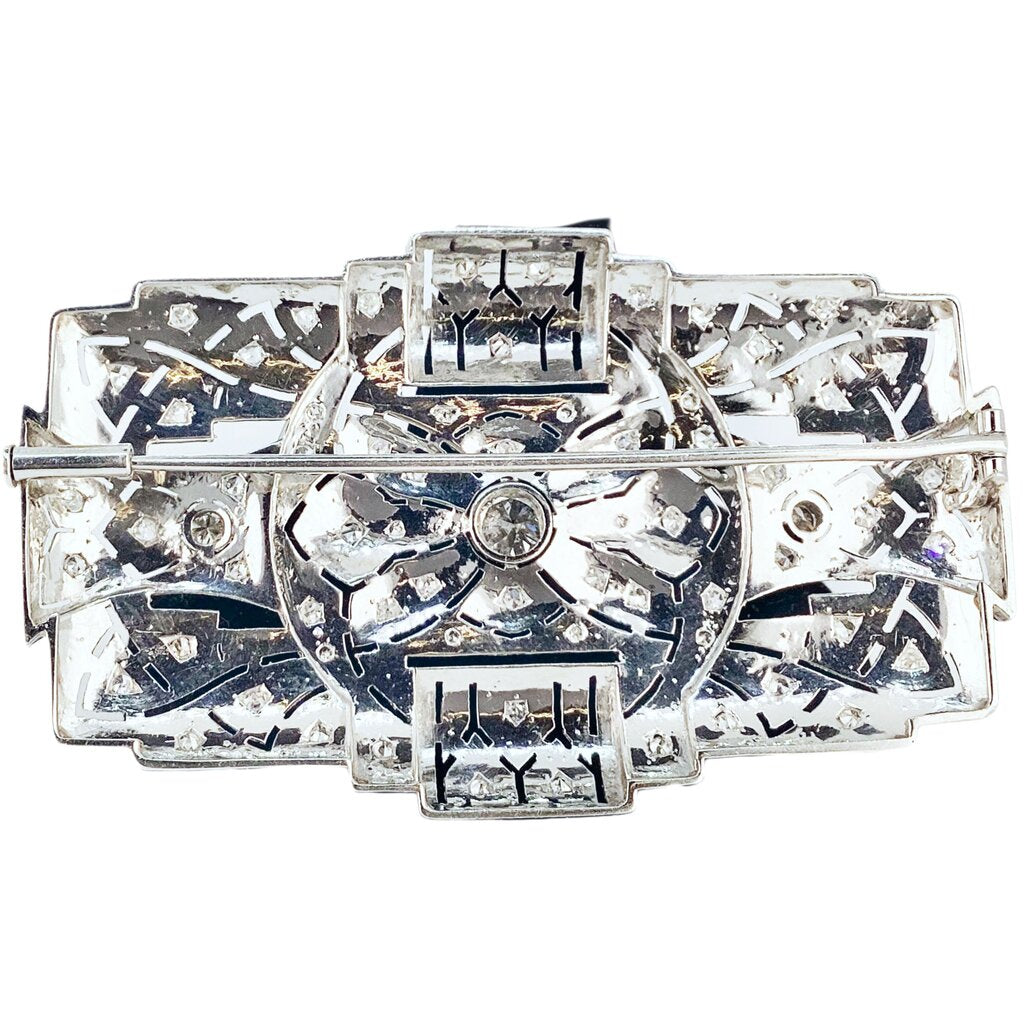 Diamond & Platinum Brooch c. 1930s
