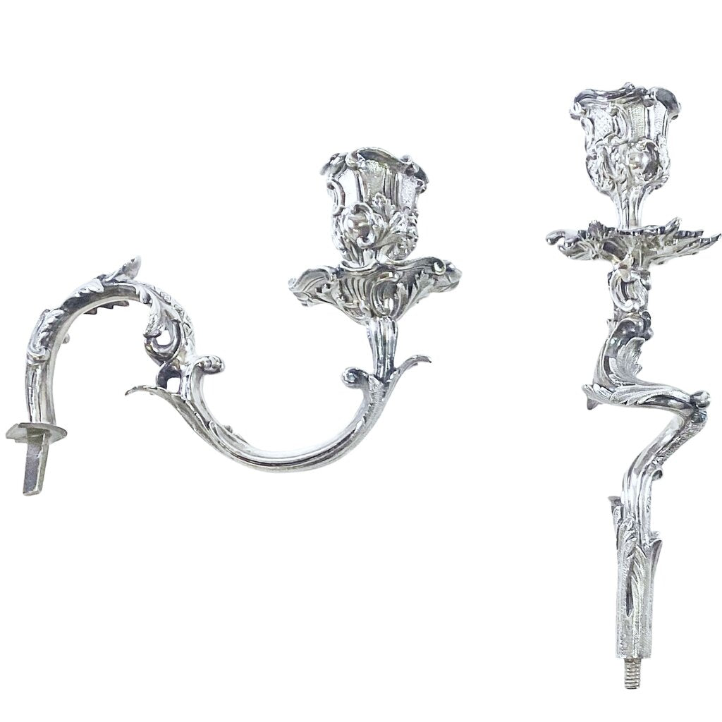 Victorian Silver Plate Ornate Four Arm Candelabrum