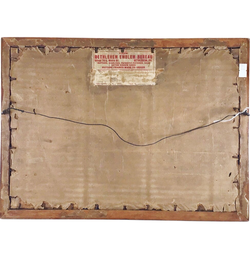 Spring Landscape. Early 20th Century American. Watercolor.