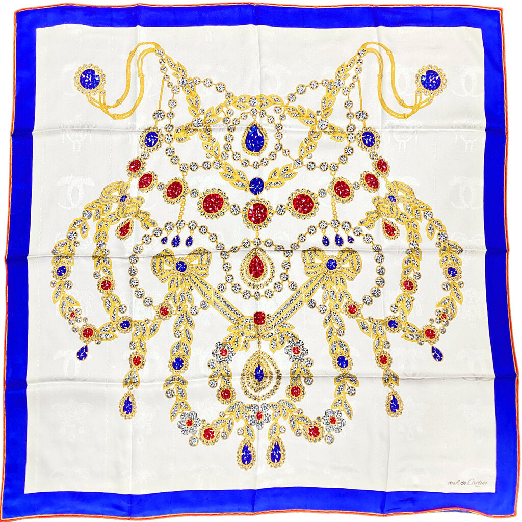 Must de Cartier Carre w/ Patiala Motif