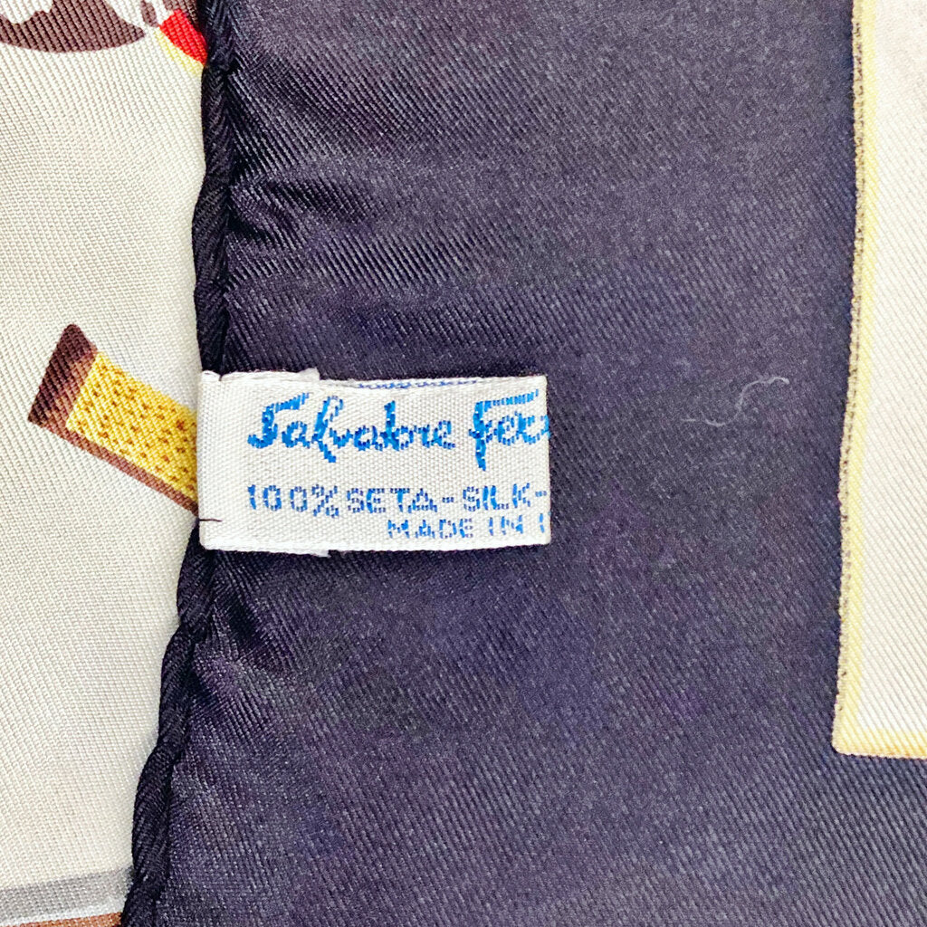 Ferragamo Heels & Butterflies Scarf