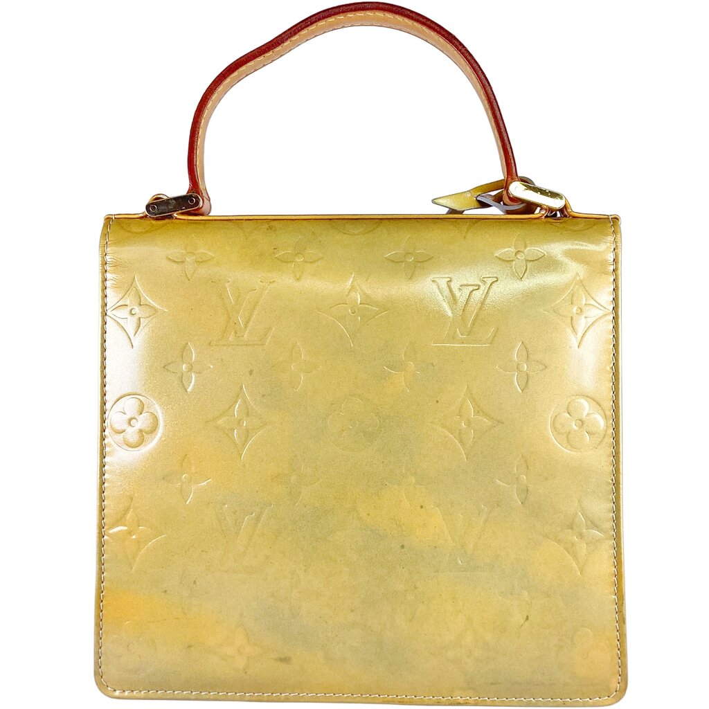 Louis Vuitton Yellow Vernis Handbag