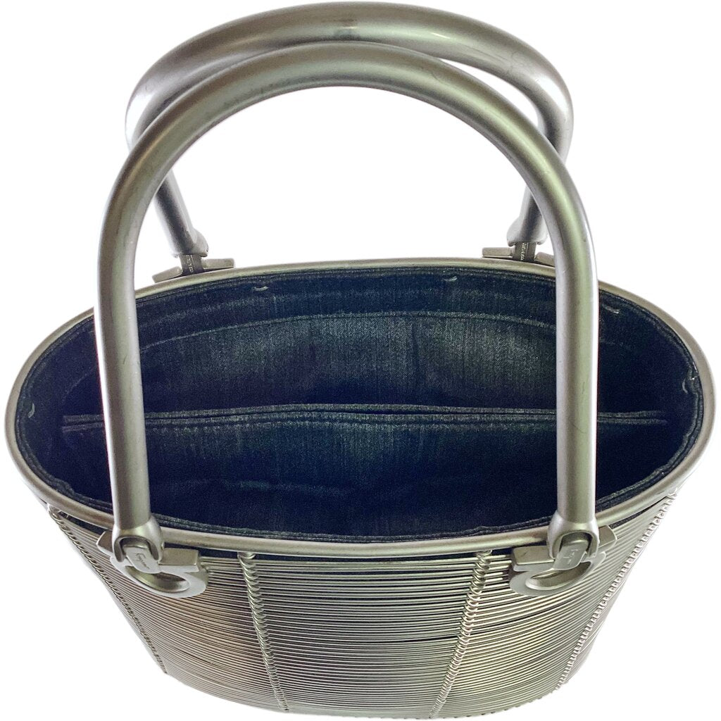 Ferragamo Vintage Gancini Metal Cage Bag