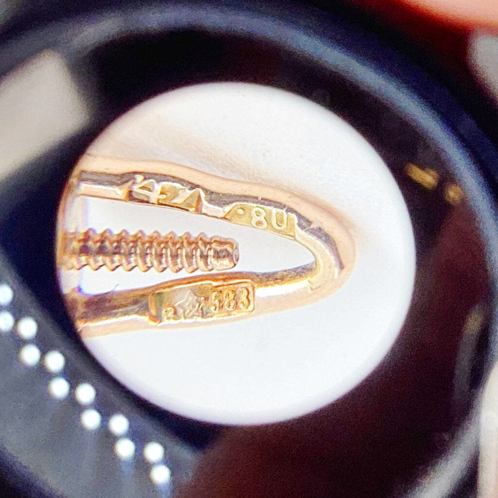 Vintage 14Kt Gold Earrings w Screw Backs