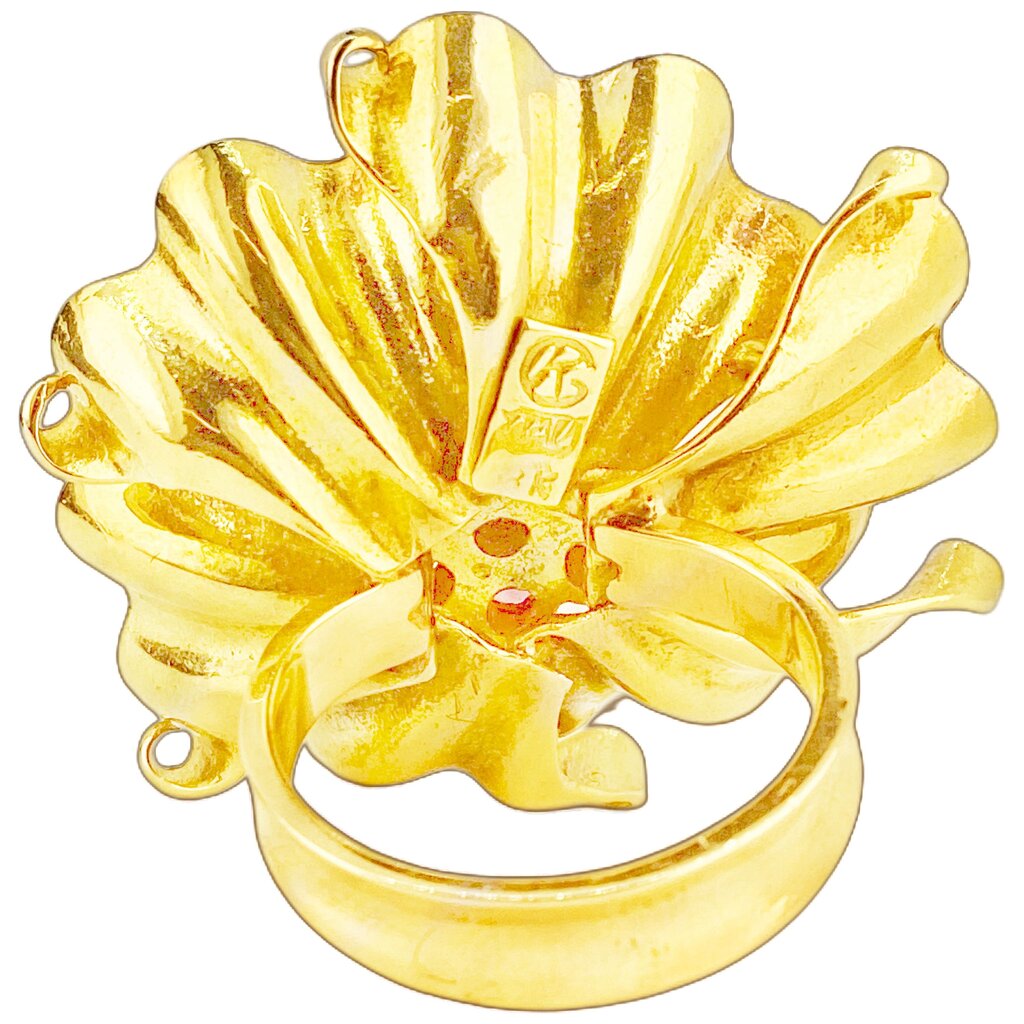 18Kt Gold & Ruby Ring