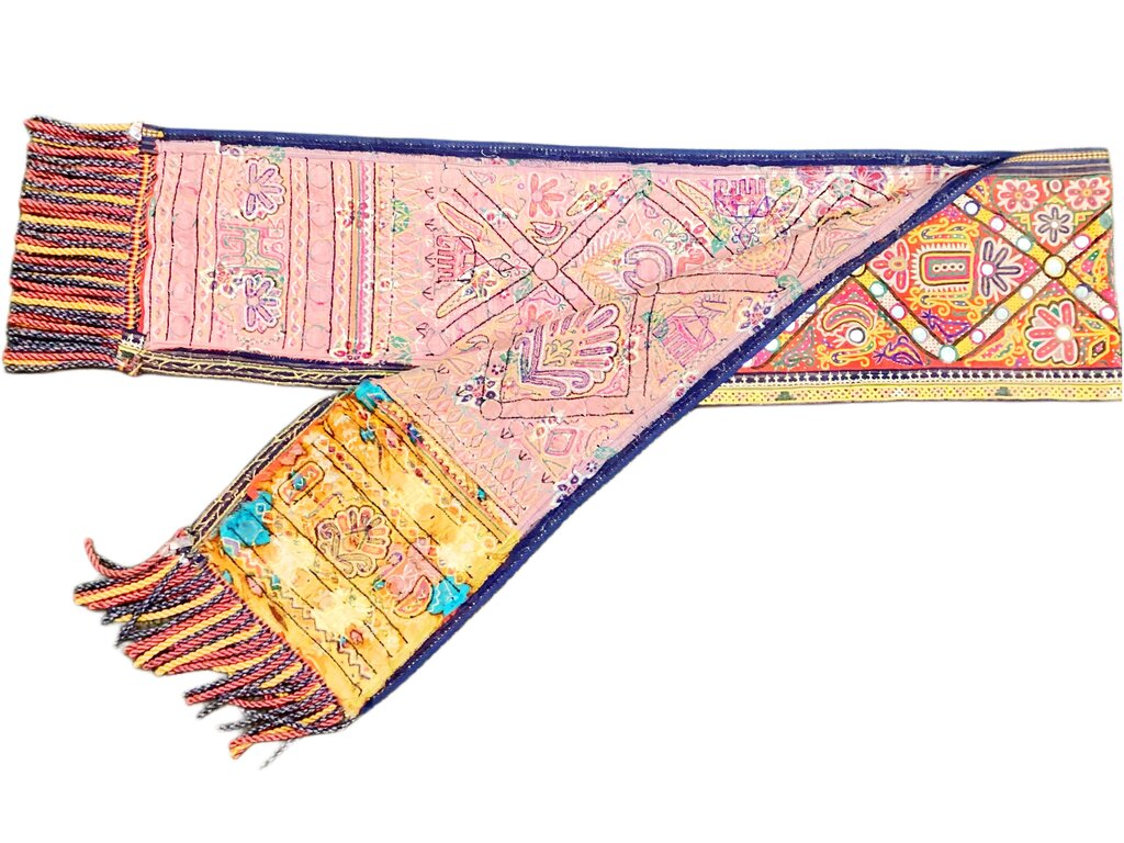 Vintage Fringed Indian Wall Hanging