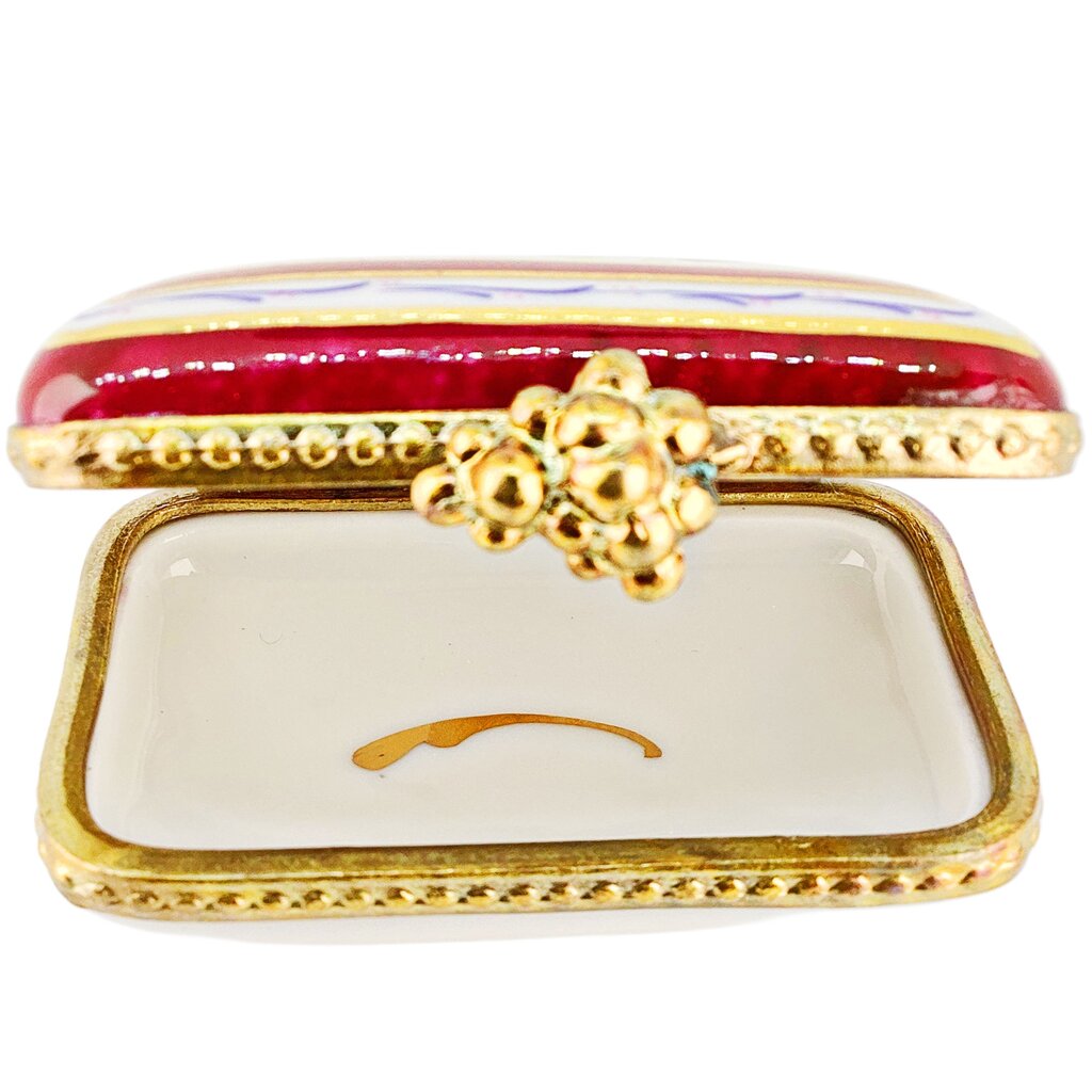 Vintage Limoges Hand Painted Fruit Trinket Box