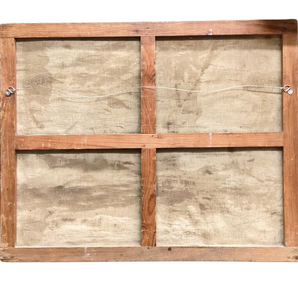 Still Life Of An Artists Perspective. Oil on Canvas. French. 1930s