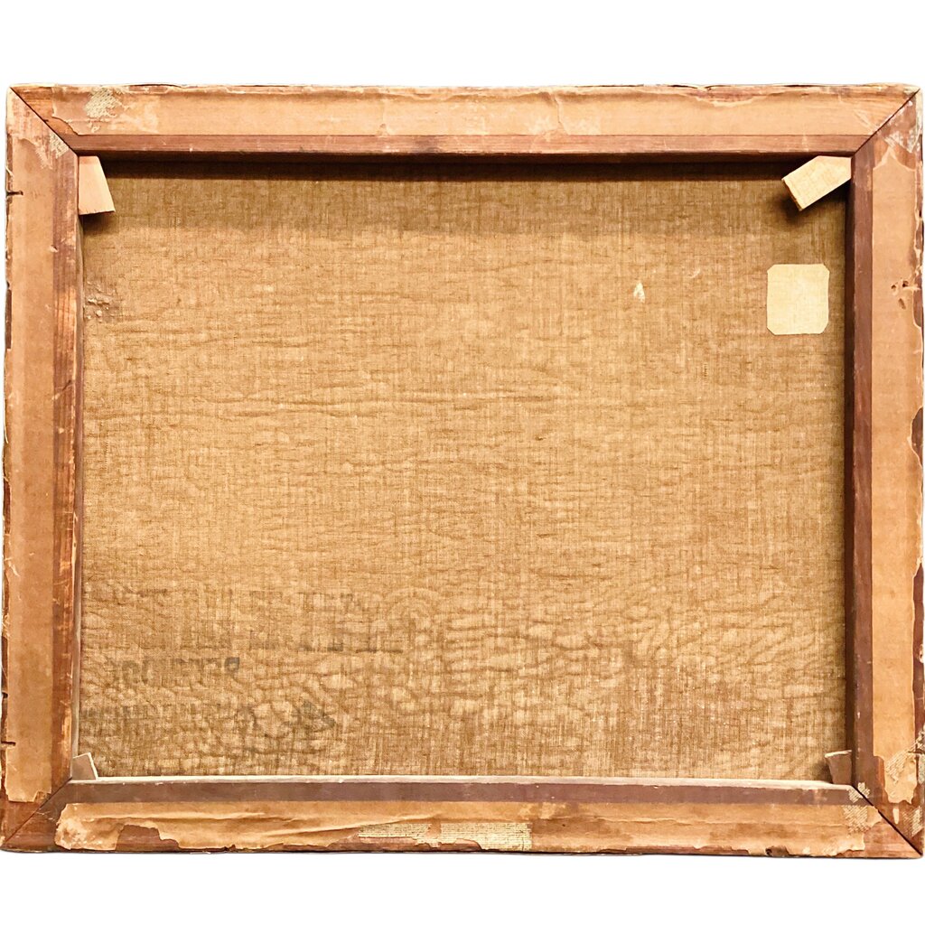 Sailing Schooners At Sea. Oil on Canvas. Early 20th Century American.