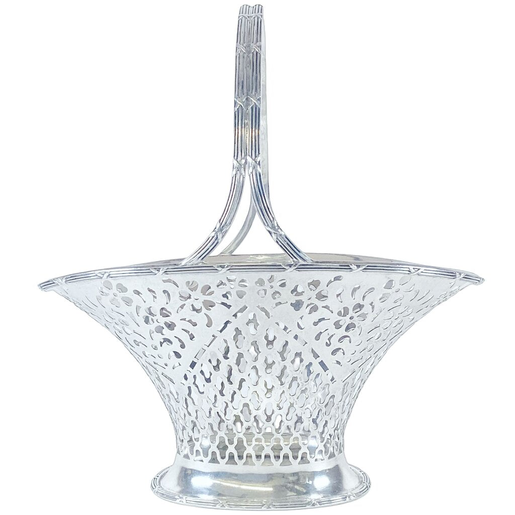 Baily, Banks & Biddle Sterling Pierced Handled Basket. Late 19th C