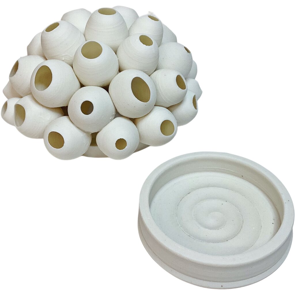 Lilach Lotan. Porcelain Coral Reef Tealight