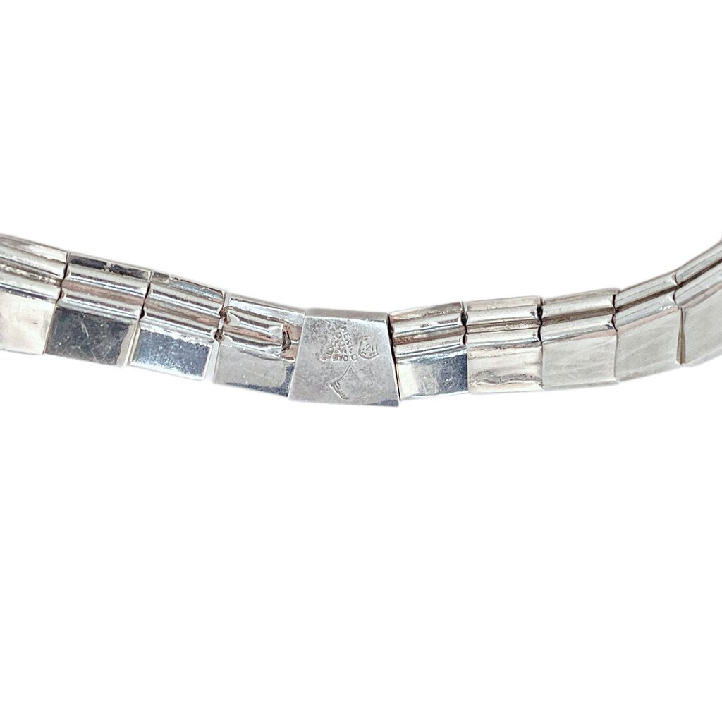 Antonio Pineda. Mid-Century Modernist Sterling & Moonstone Necklace