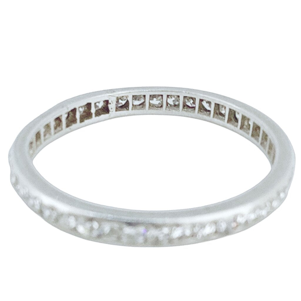 Platinum & Diamond Eternity Band (Tested)