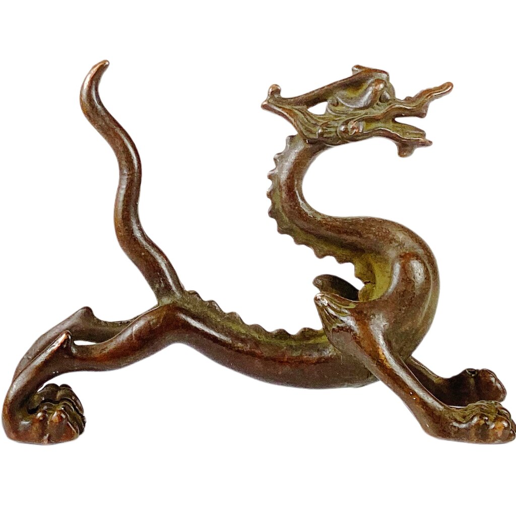 Bronze Cast Dragon Statue