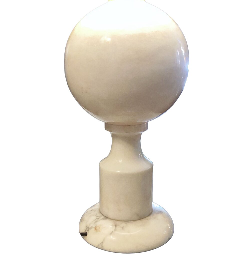Mid Century Marble Lamp