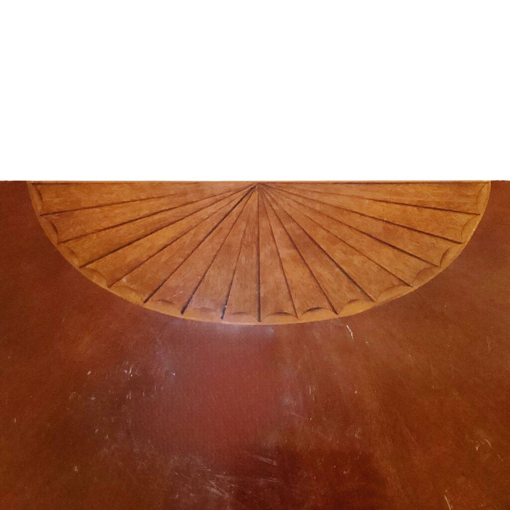 Inlaid Demilune Hepplewhite Style Table. Indonesia.