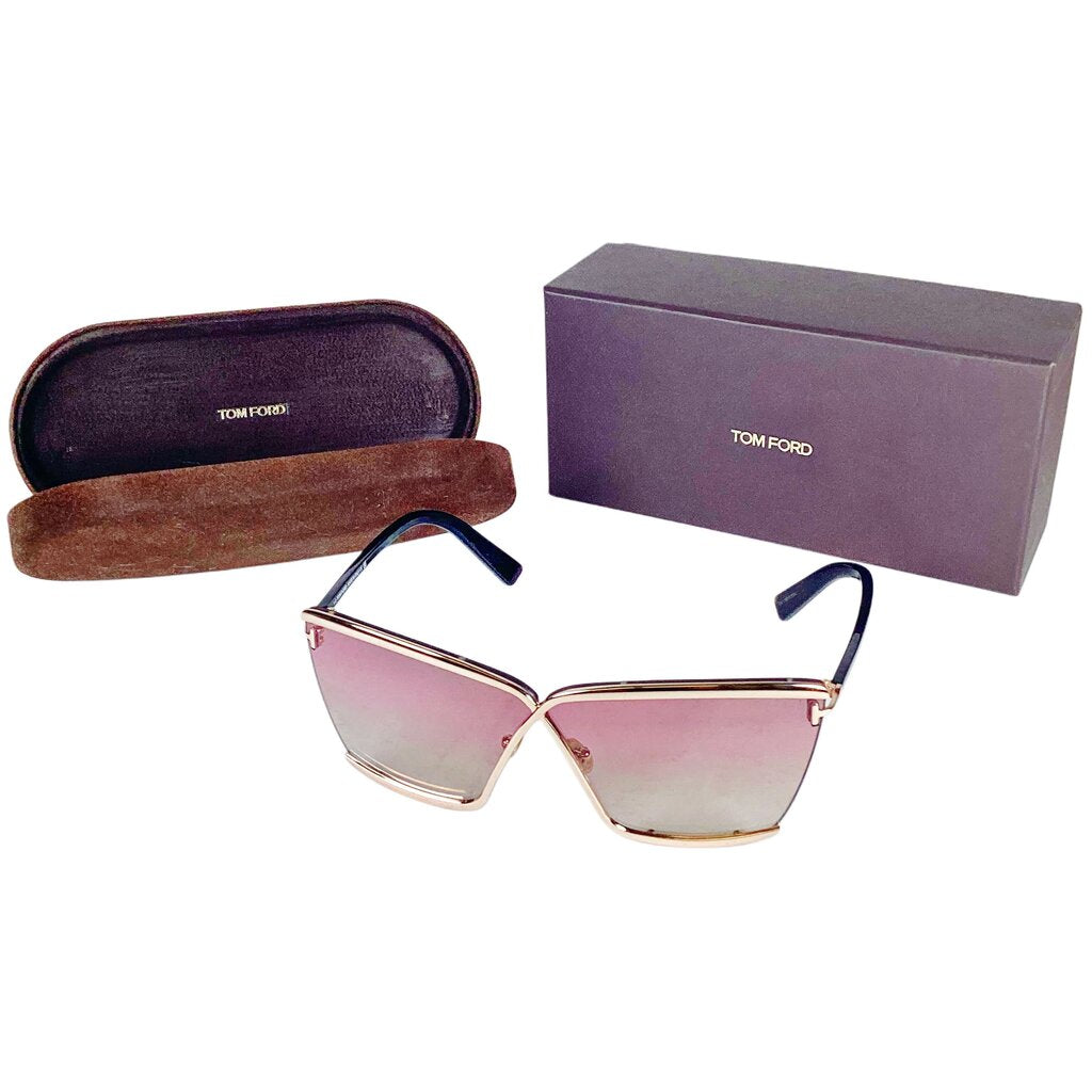 Tom Ford Elle Aviator Sunglasses (Orig $475)