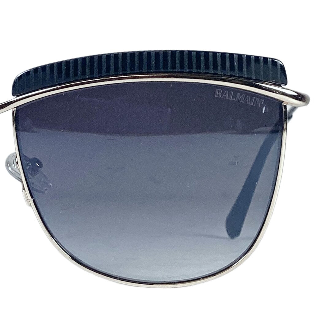 Balmain Black & Gold Tone Sunglasses (Orig $500)