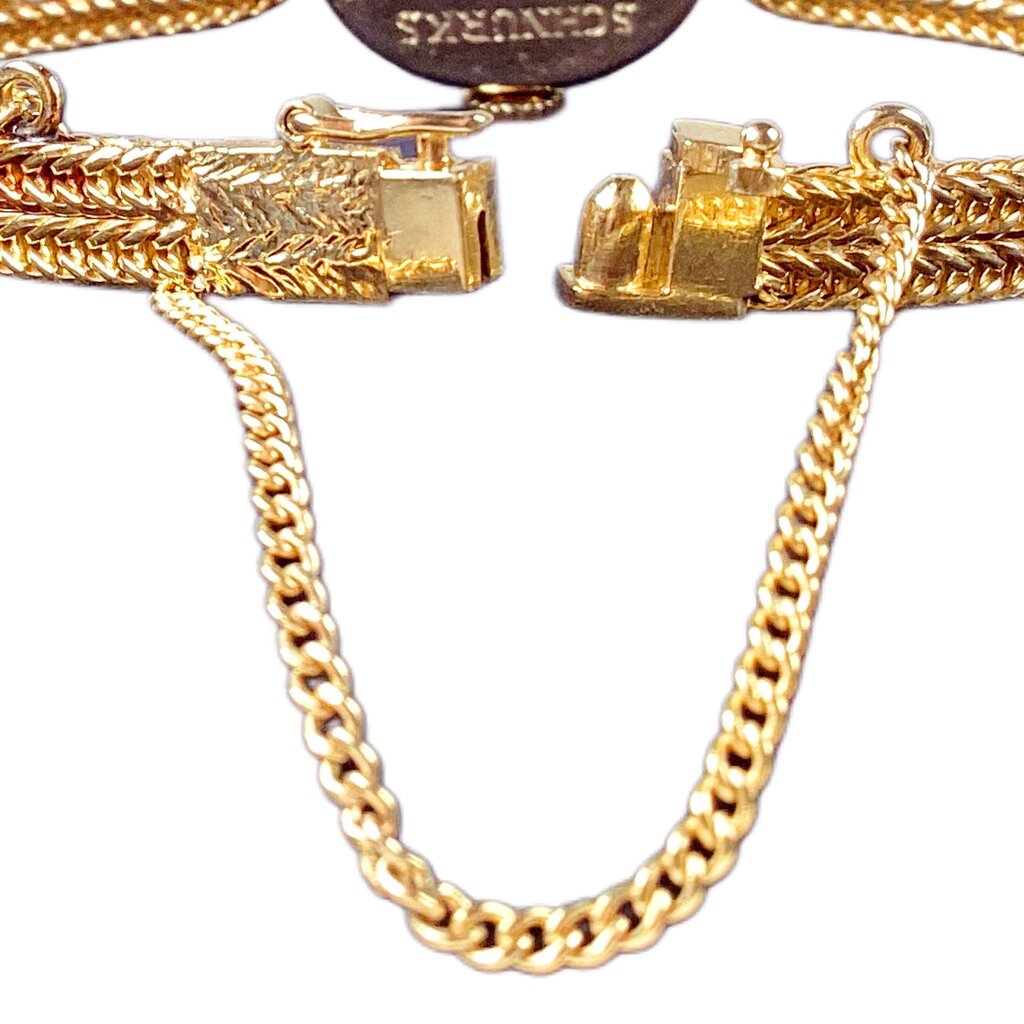 Tiffany Women's Watch 14Kt Gold Watch w Diamonds & Rubies