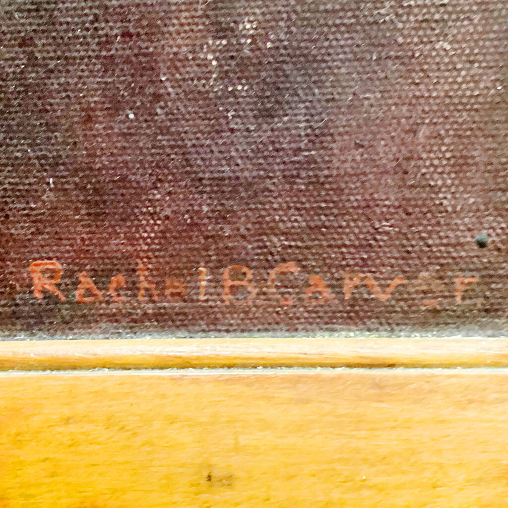 Rachel Carver. Gladiolas. Oil on Board.