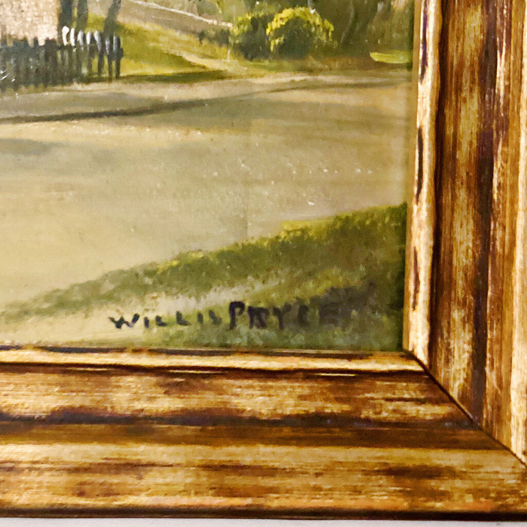 Willis Pryle. Shakespeare's Birthplace. Oil on Board.