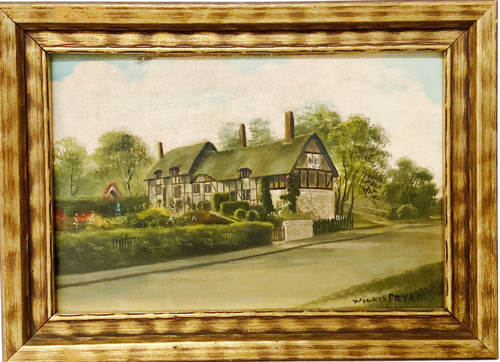 Willis Pryle. Shakespeare's Birthplace. Oil on Board.