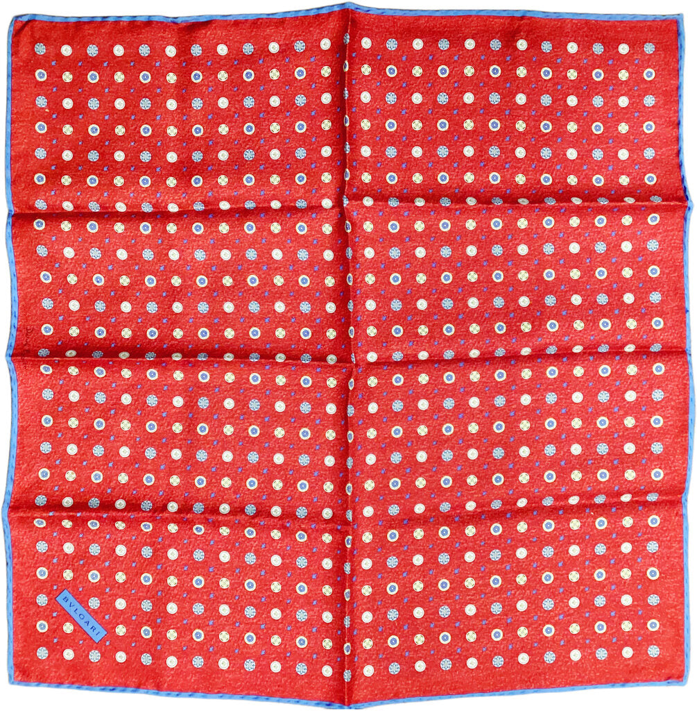 Bvlgari Red Silk Scarf ($Orig. $455)