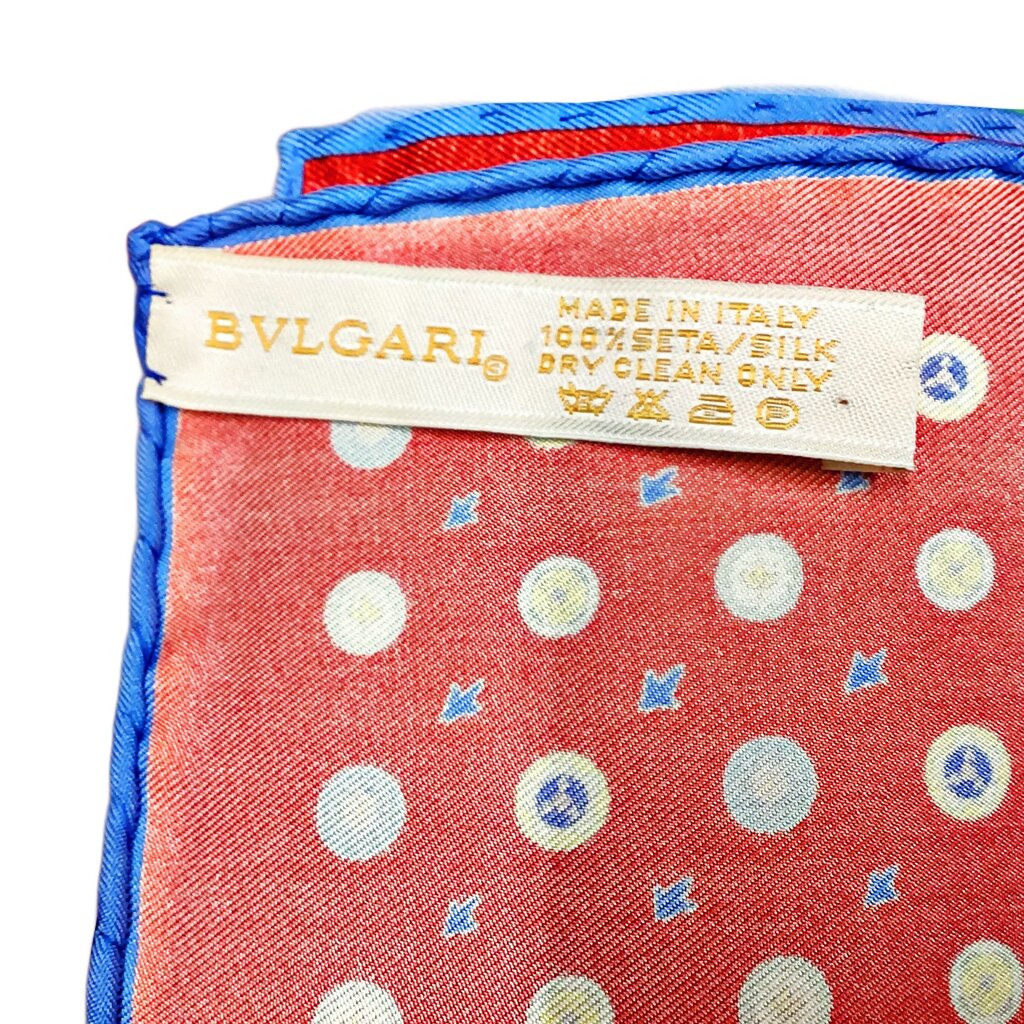 Bvlgari Red Silk Scarf ($Orig. $455)