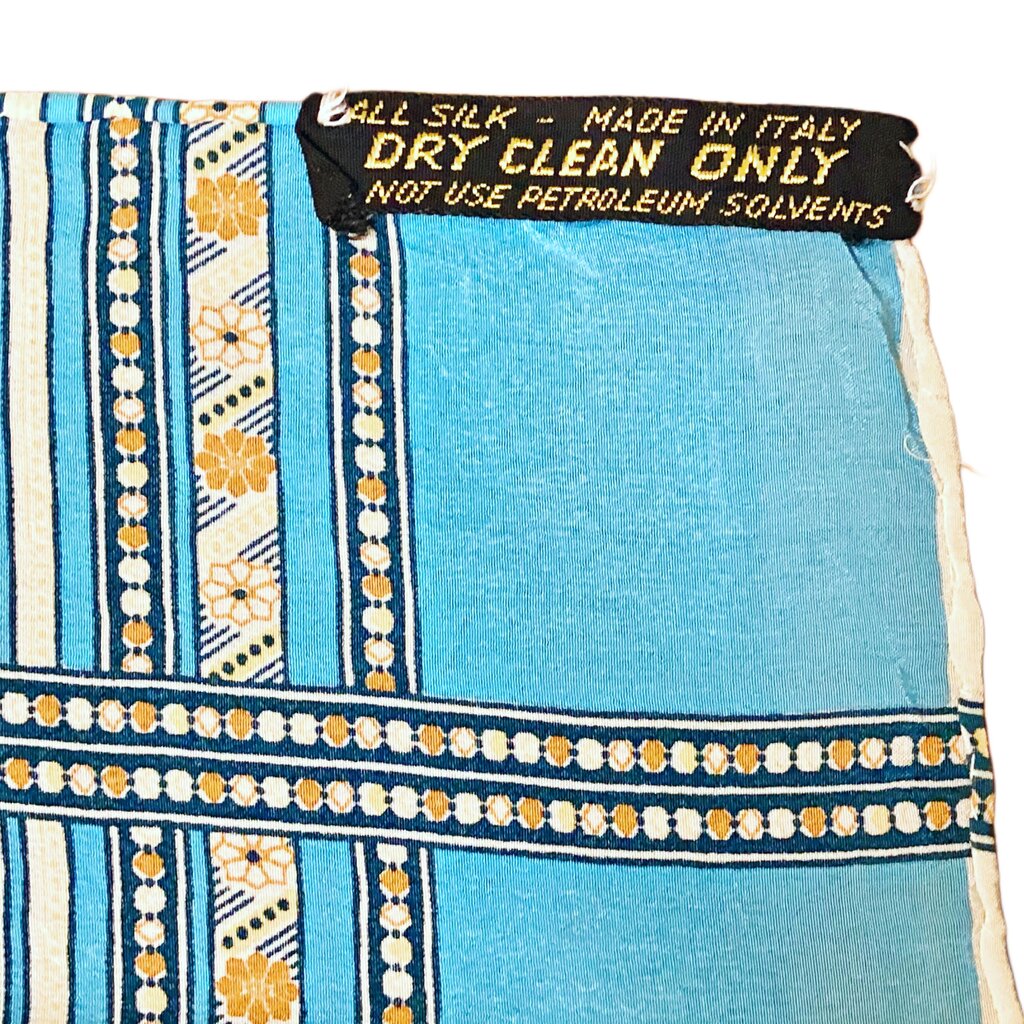 Loewe Blue Silk Scarf (Orig. $495)