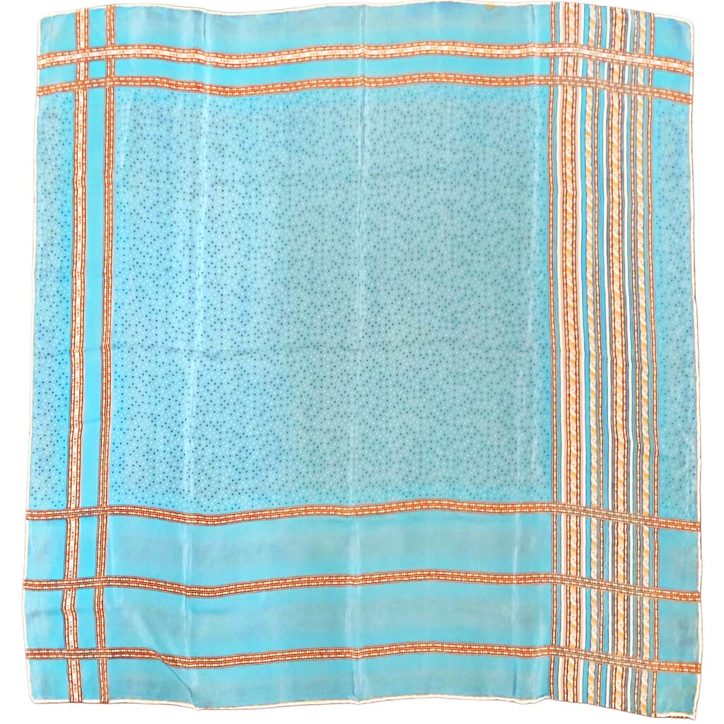 Loewe Blue Silk Scarf (Orig. $495)