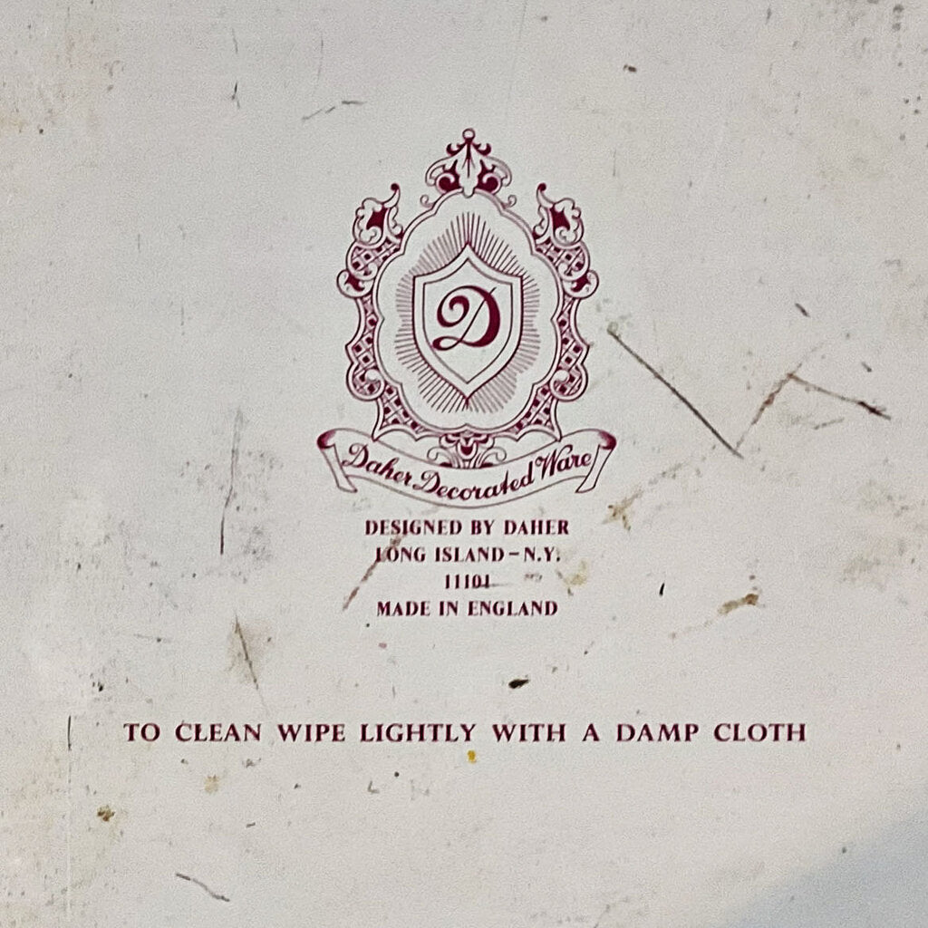 Vintage Daher Rooster Tray.