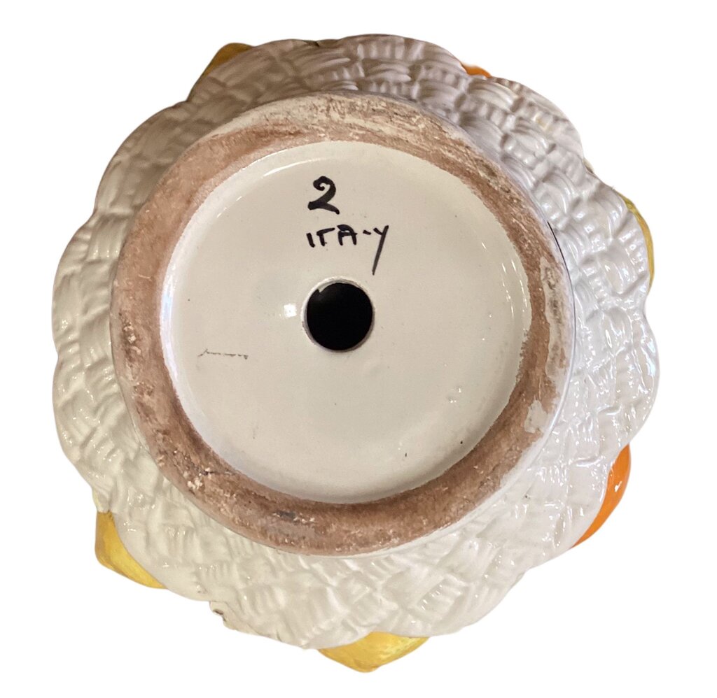 Vintage Majolica Citrus Topiary