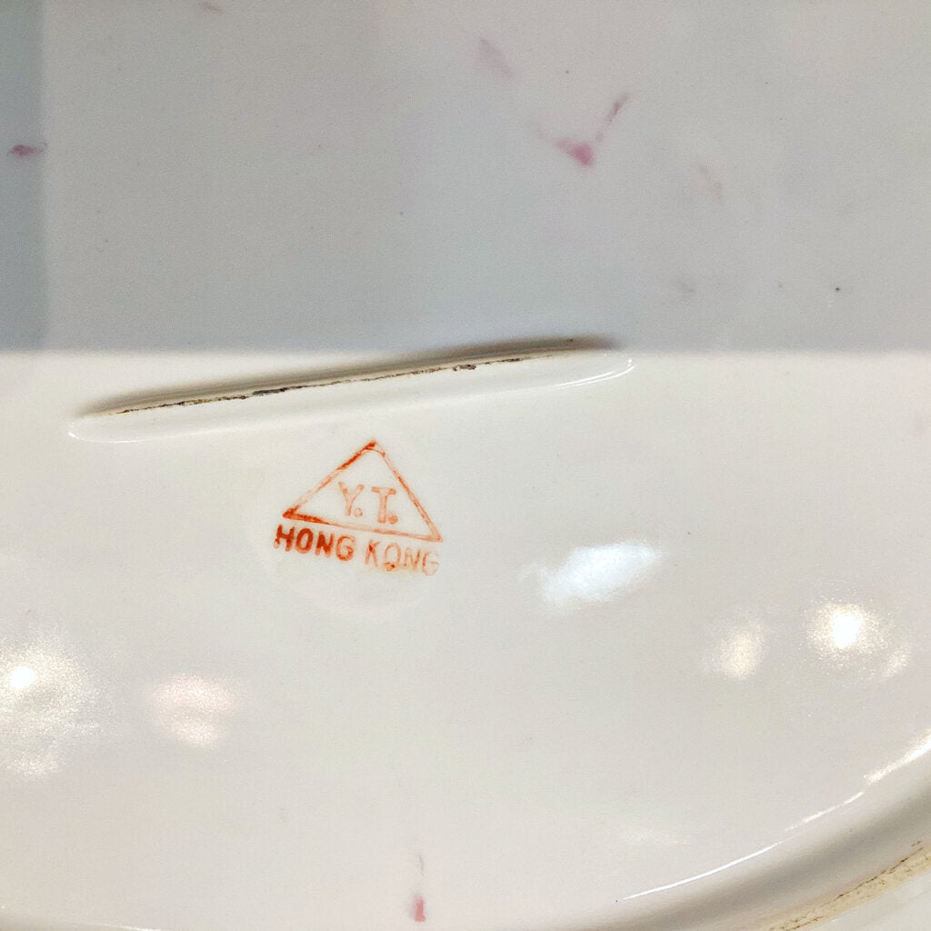 Antique Famille Vert Bok Choy Platter