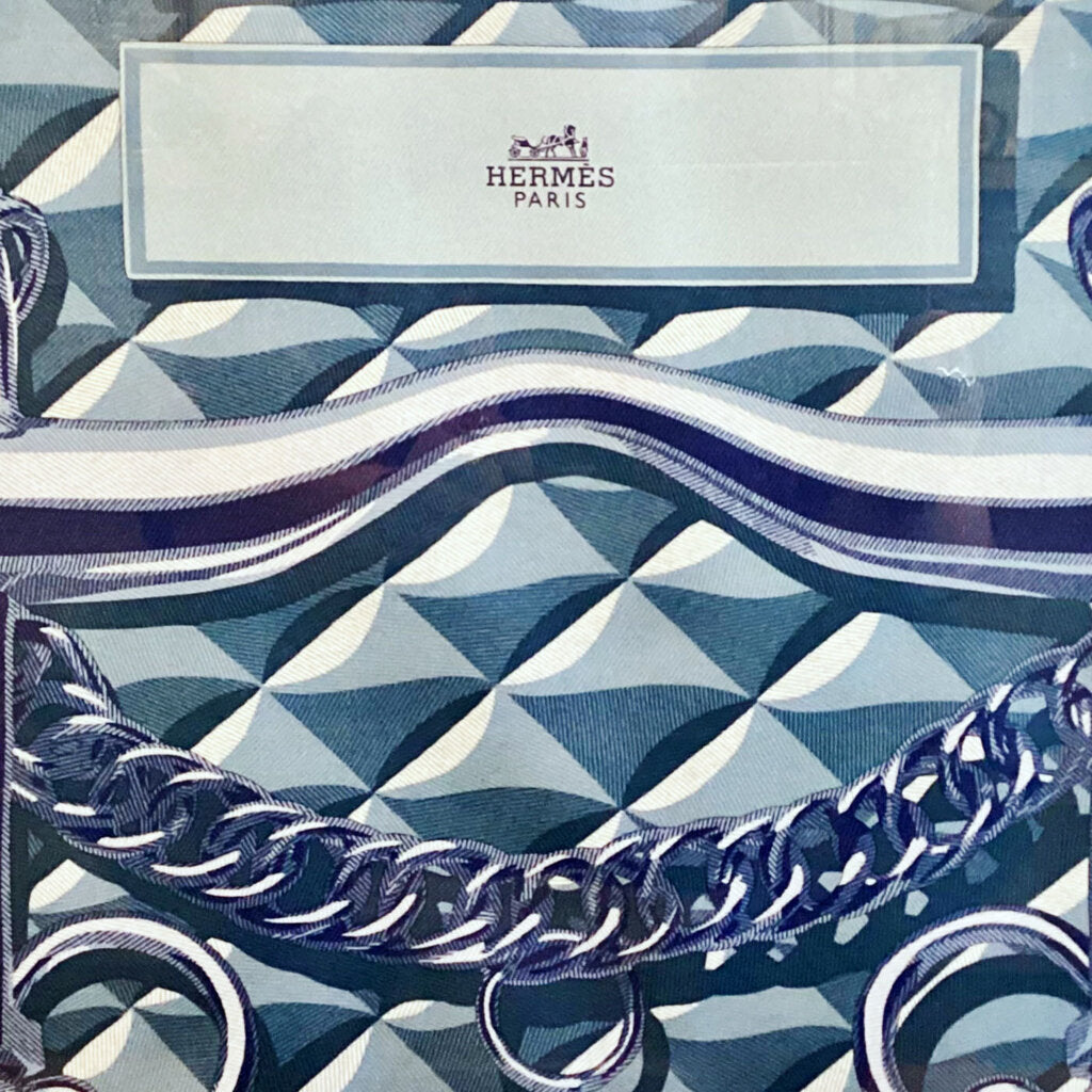 Framed Nick Doyle for Hermes "Beaute Composse" Scarf - Opportunity Shop DC